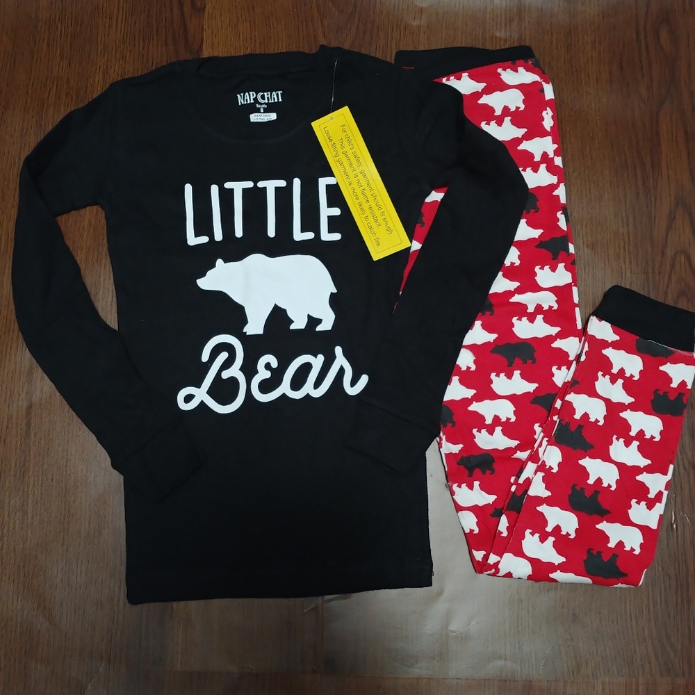 NWT Boy's Little Bear Pajama Set